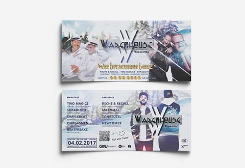 Event-Marketing | Flyer DIN Lang - Warenhouse Wiepersdorf 2017