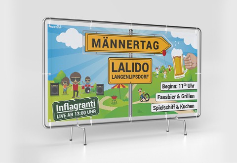 Event Marketing - Banner Lalido Langenlipsdorf