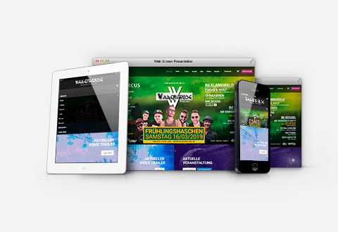 Event-Marketing | Webdesign Club Webseite - Warenhouse Wiepersdorf