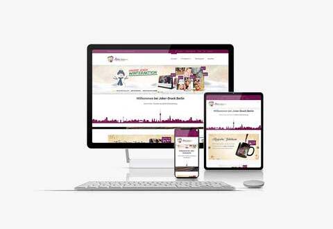 Responsive Webdesign Onlineshop Joker-Druck